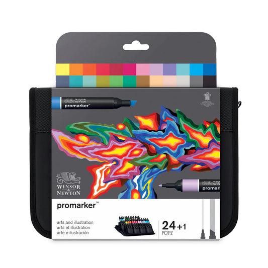 WINSOR & NEWTON PROMARKER - Arts and Illustration 24+1 Pz