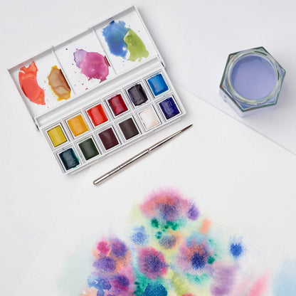 WINSOR & NEWTON COTMAN WATERCOLOURS -Set Tascabile Degli Sketchers 13pz