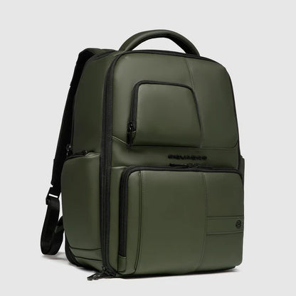 PIQUADRO - Zaino Uomo Fast Check Resistente All'Acqua Verde
