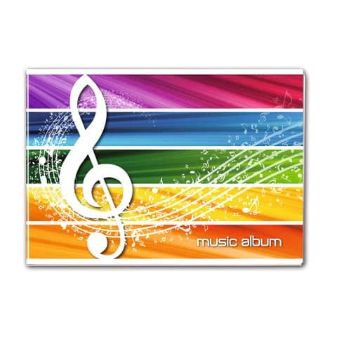 ALBUM MUSICA - 17x24 Confezione Da 2 Pz