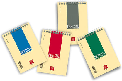 BLOCCO NOTE CON SPIRALE 21x31 - Confezione Da 2 Pz  Rigatura 5mm