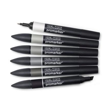 WINSOR & NEWTON PROMARKER NEUTRAL TONES - 6 Pz