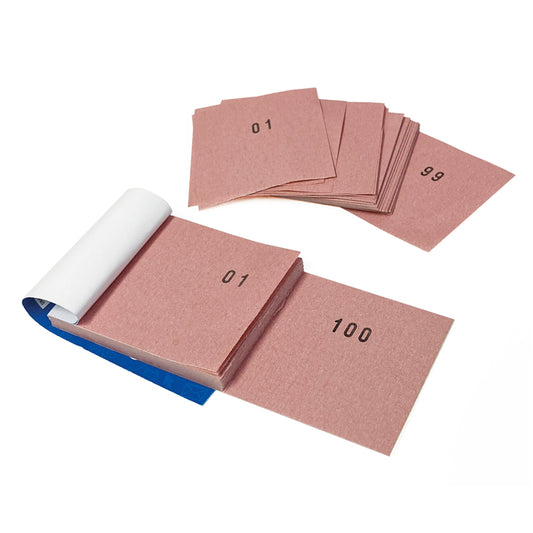 BLOCCO NUMERATO 1-100 - Confezione Da 5 Pz