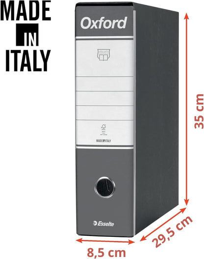 REGISTRATORE A LEVA OXFORD G85 - Con Custodia Nera