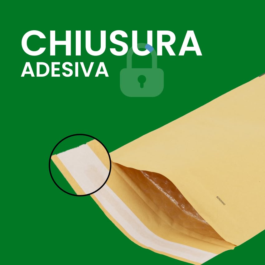 BUSTE IMBOTTITE - Con Imbottitura a Bolle D'aria Confezione Da 10 Pz