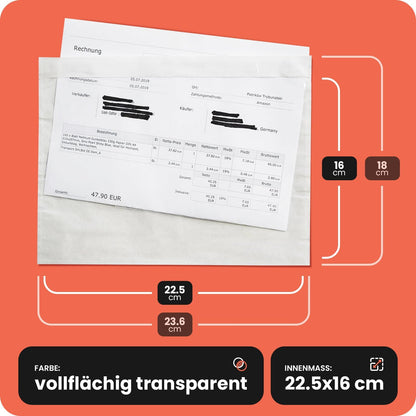 BUSTE PORTA FATTURE - Buste Speedy Confezione Da 100 Pz