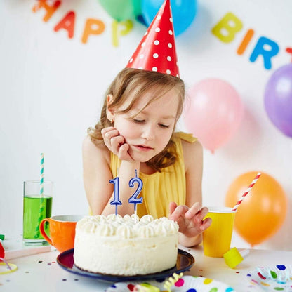 CANDELE COMPLEANNO - Azzurro