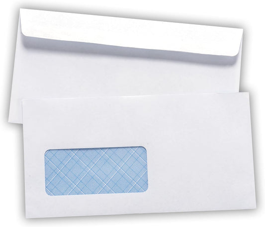 BUSTE DA LETTERA 11x23 CON FINESTRA - Confezione Da 500 Pz