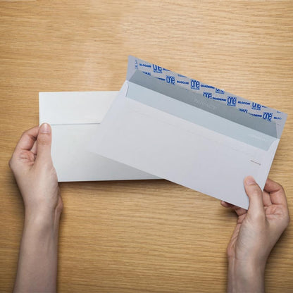 BUSTE DA LETTERA 11x23 SENZA FINESTRA - Confezione Da 500 Pz