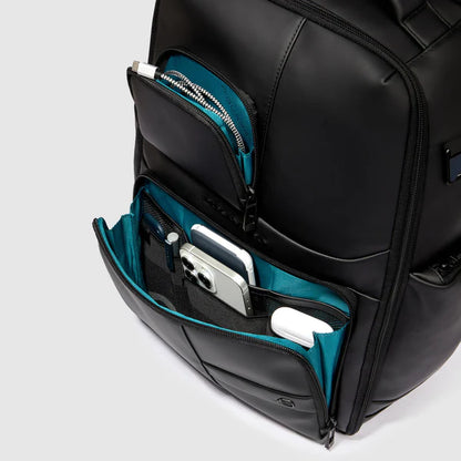 PIQUADRO - Zaino Uomo Fast Check Resistente All'Acqua Verde