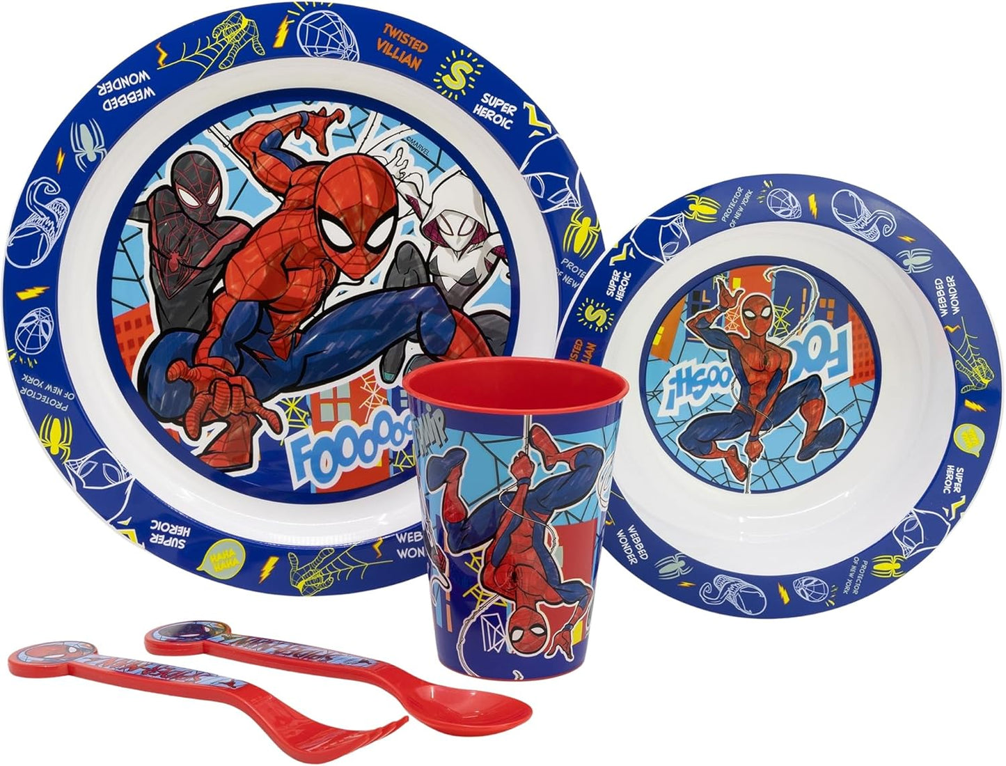 SPIDER-MAN SET PAPPA - Da 5 Pezzi
