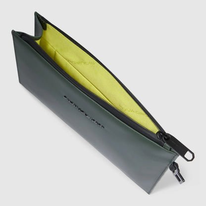 PIQUADRO - Pochette Resistente All'acqua Verde