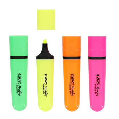 BIC SET 4 EVIDENZIATORI - Neon