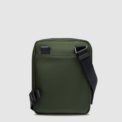 PIQUADRO - Borsello Porta iPad®Mini In Tessuto Riciclato Verde