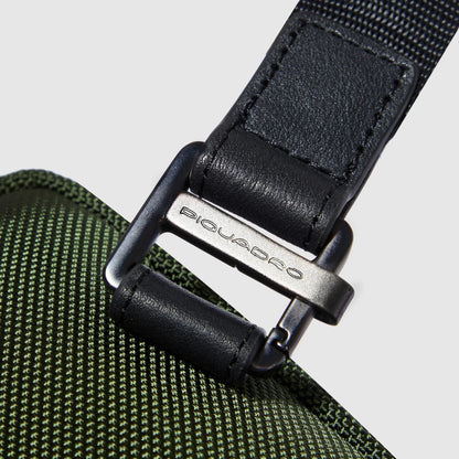 PIQUADRO - Borsello Porta iPad®Mini In Tessuto Riciclato Verde