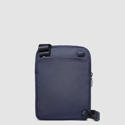 PIQUADRO - Borsello Porta Ipad Mini Tessuto Riciclato Blu