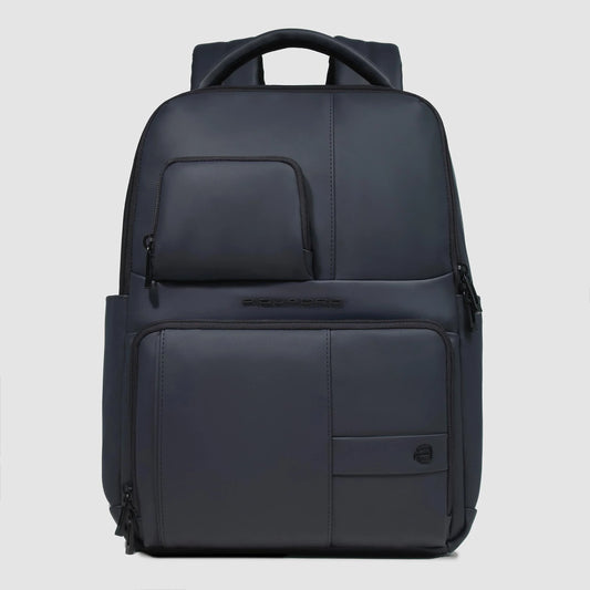 PIQUADRO - Zaino Porta Pc 14" Resistente All'Acqua Blu