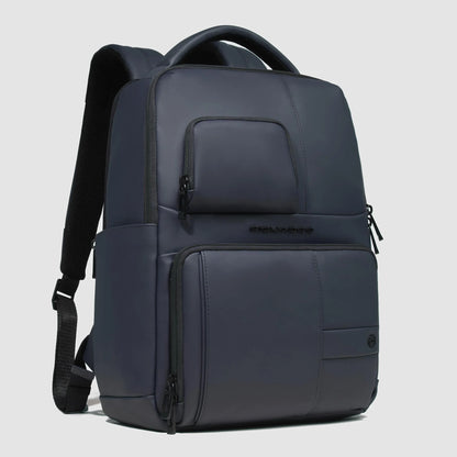 PIQUADRO - Zaino Porta Pc 14" Resistente All'Acqua Blu