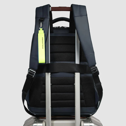 PIQUADRO - Zaino Porta Pc 14" Resistente All'Acqua Blu