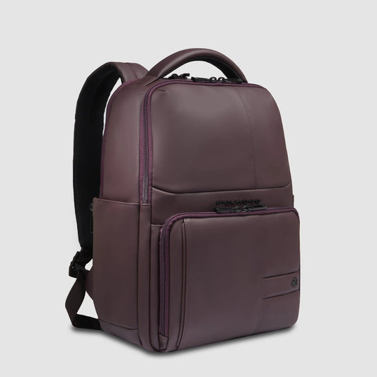 PIQUADRO - Zaino Porta Pc 14" Resistente All'Acqua Bordeaux