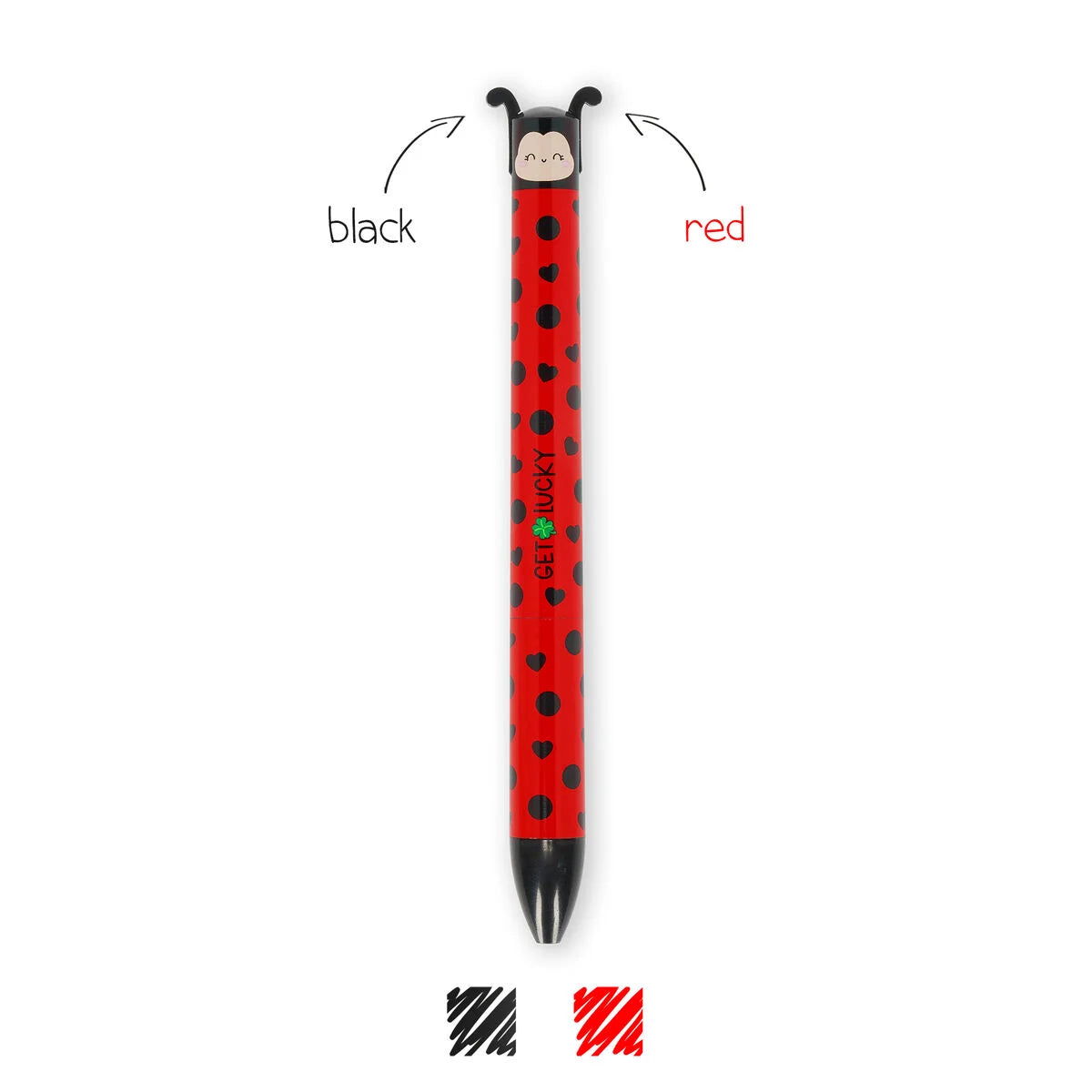 LEGAMI - Penna Due Colori Ladybug Click&Clack