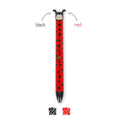 LEGAMI - Penna Due Colori Ladybug Click&Clack