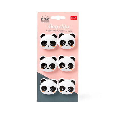 LEGAMI SET DI CHIUDI PACCO - 6 Pz Panda