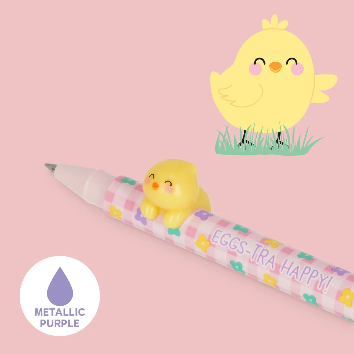 LEGAMI - Set di 2 Penne Gel Lovely Friends Hoppy Easter