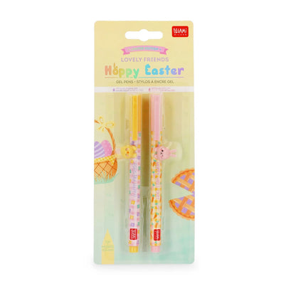 LEGAMI - Set di 2 Penne Gel Lovely Friends Hoppy Easter