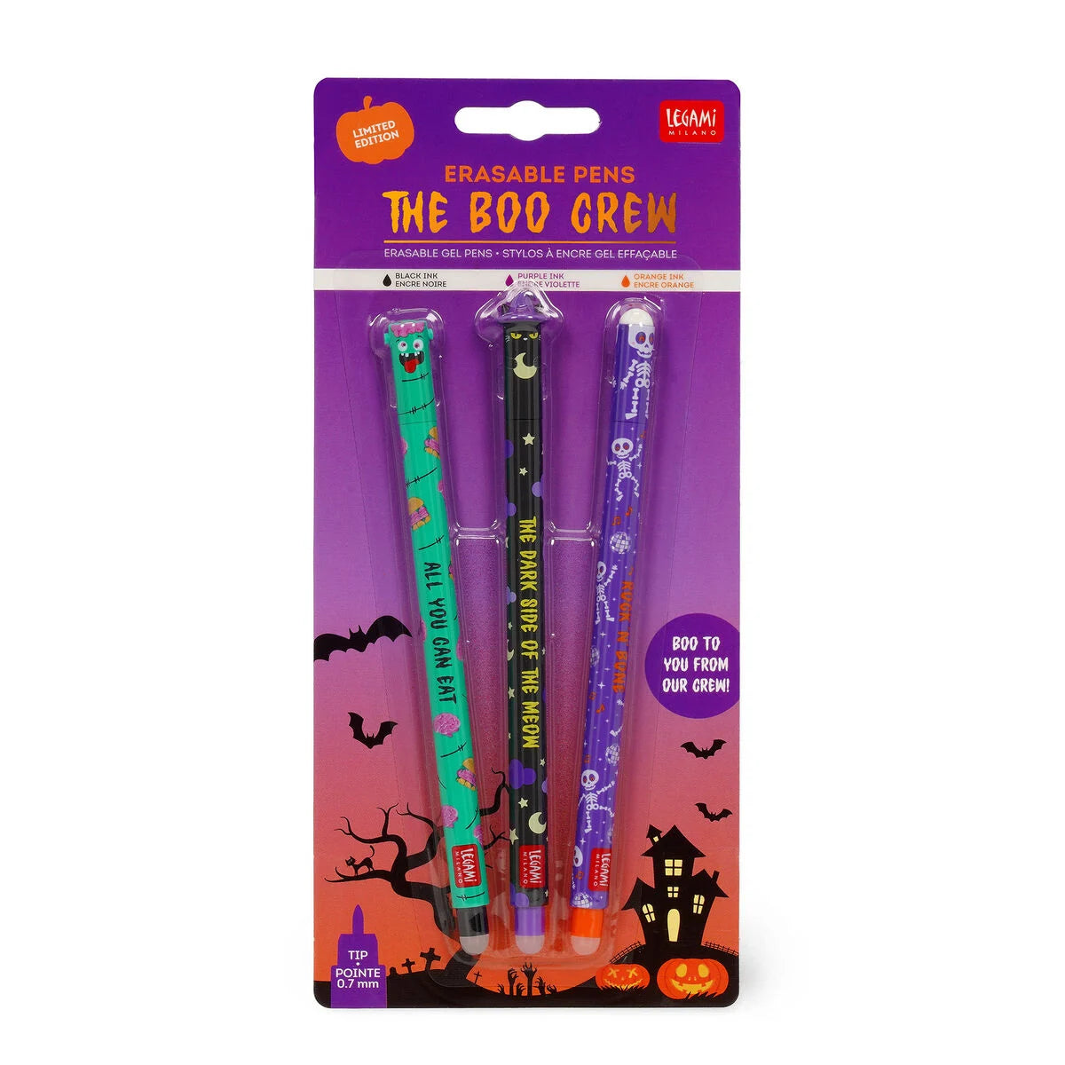 LEGAMI - Set 3 Penne The Boo Crew Erasable Pen