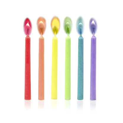 LEGAMI SET CANDELINE - 12 Candeline Con Fiamma Colorata