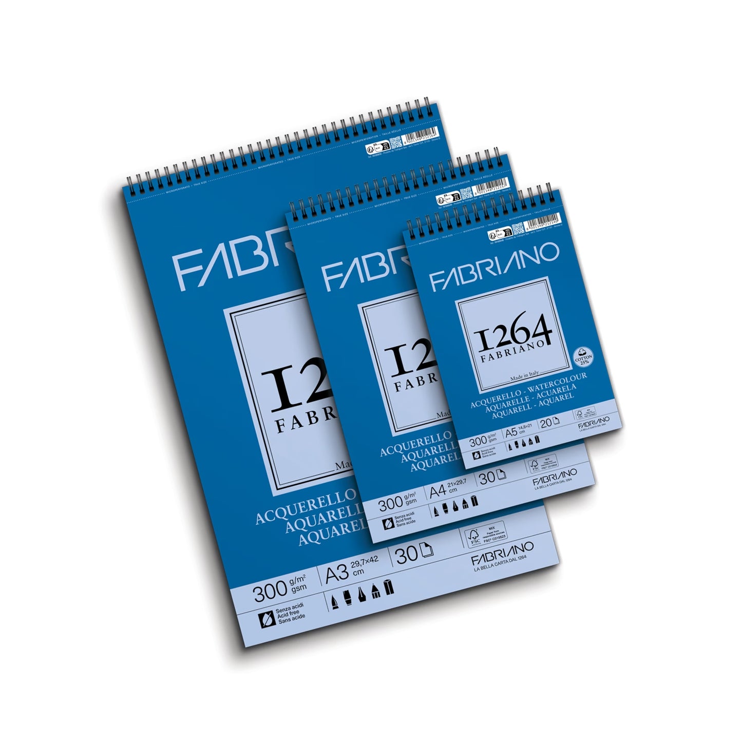 FABRIANO - Blocco 1264 Acquerello