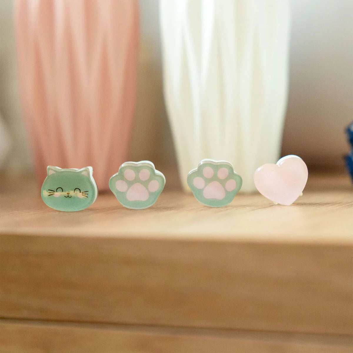 LEGAMI - Set di 4 Mini Mollette per Capelli Kitty Clip me up!