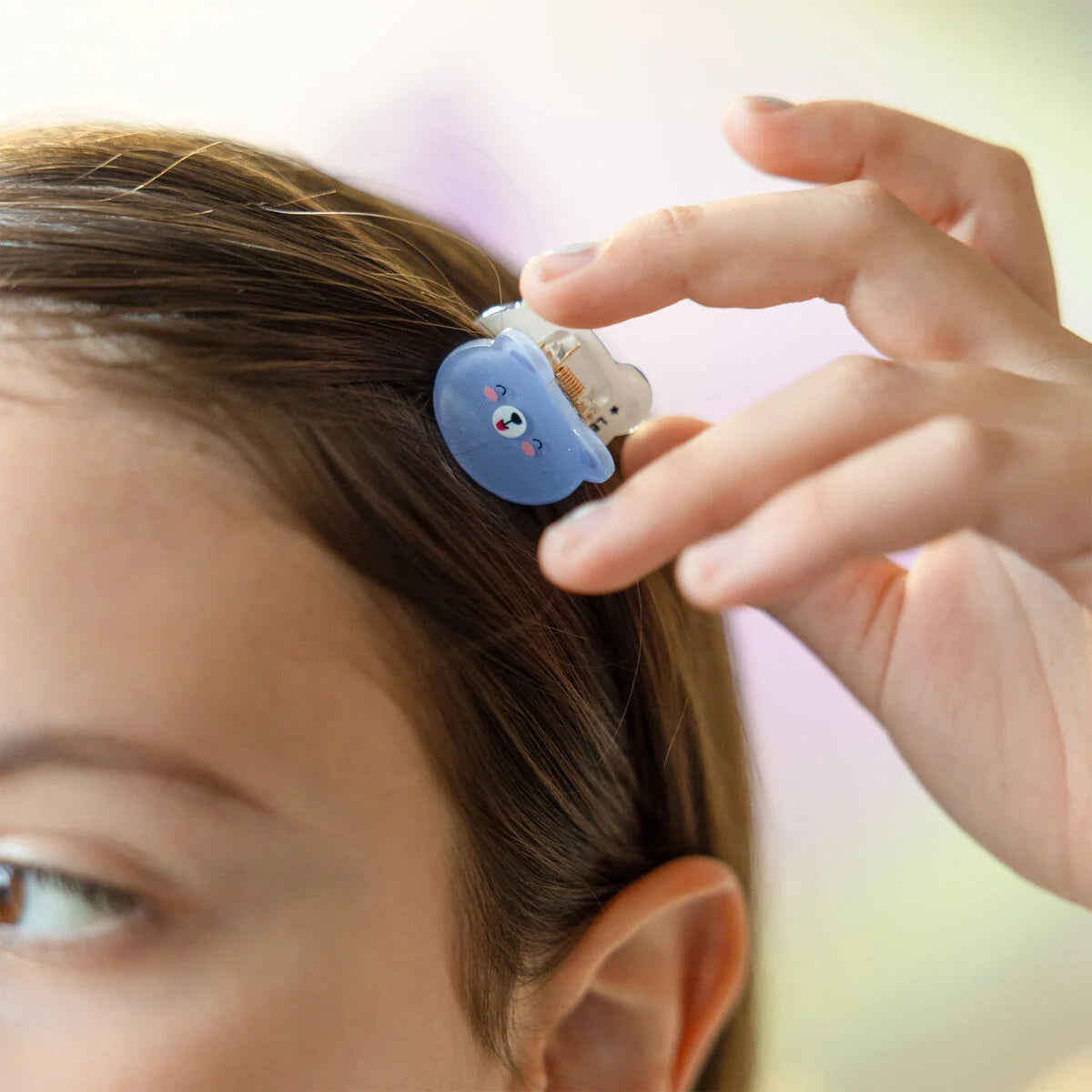 LEGAMI - Set di 4 Mini Mollette per Capelli Teddy Clip me up!