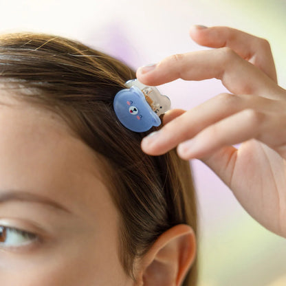 LEGAMI - Set di 4 Mini Mollette per Capelli Teddy Clip me up!