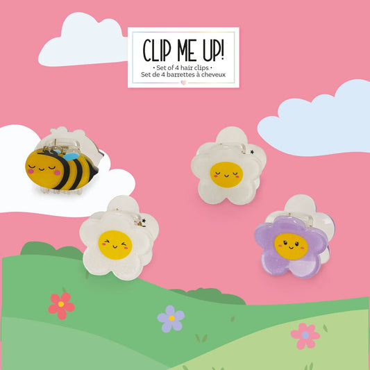 LEGAMI - Set di 4 Mini Mollette per Capelli Bee Clip me up!