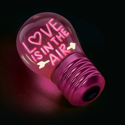 LEGAMI - Lampada Decorativa da Tavolo Love is in the Air Bulb Fiction