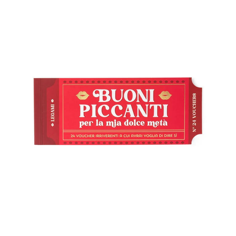 LEGAMI - Blocchetto da 24 Voucher Piccanti