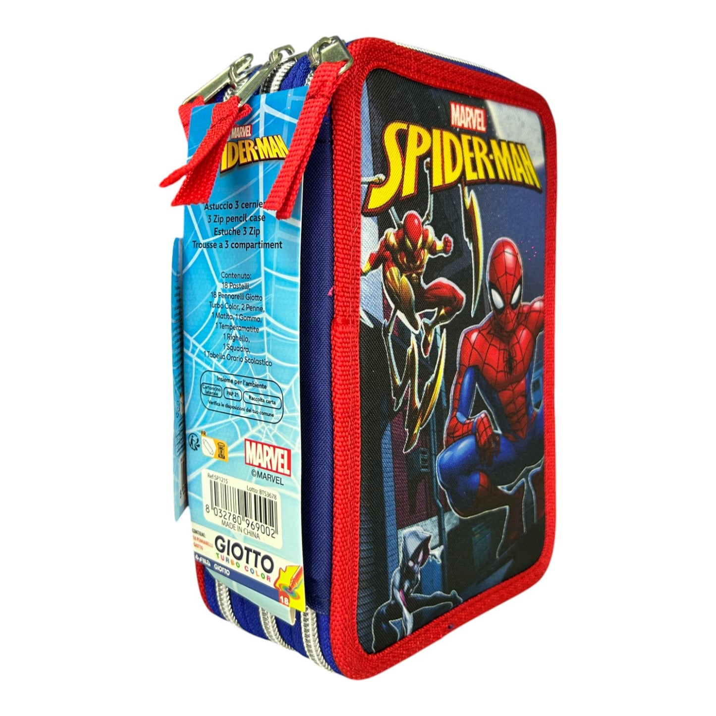 SPIDERMAN - Astuccio 3 Zip