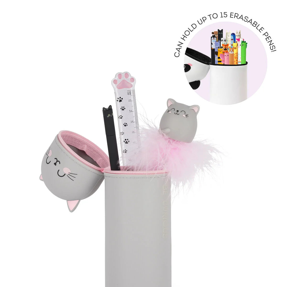 LEGAMI - Astuccio 2-in-1 in Silicone Kitty "Be Curious"