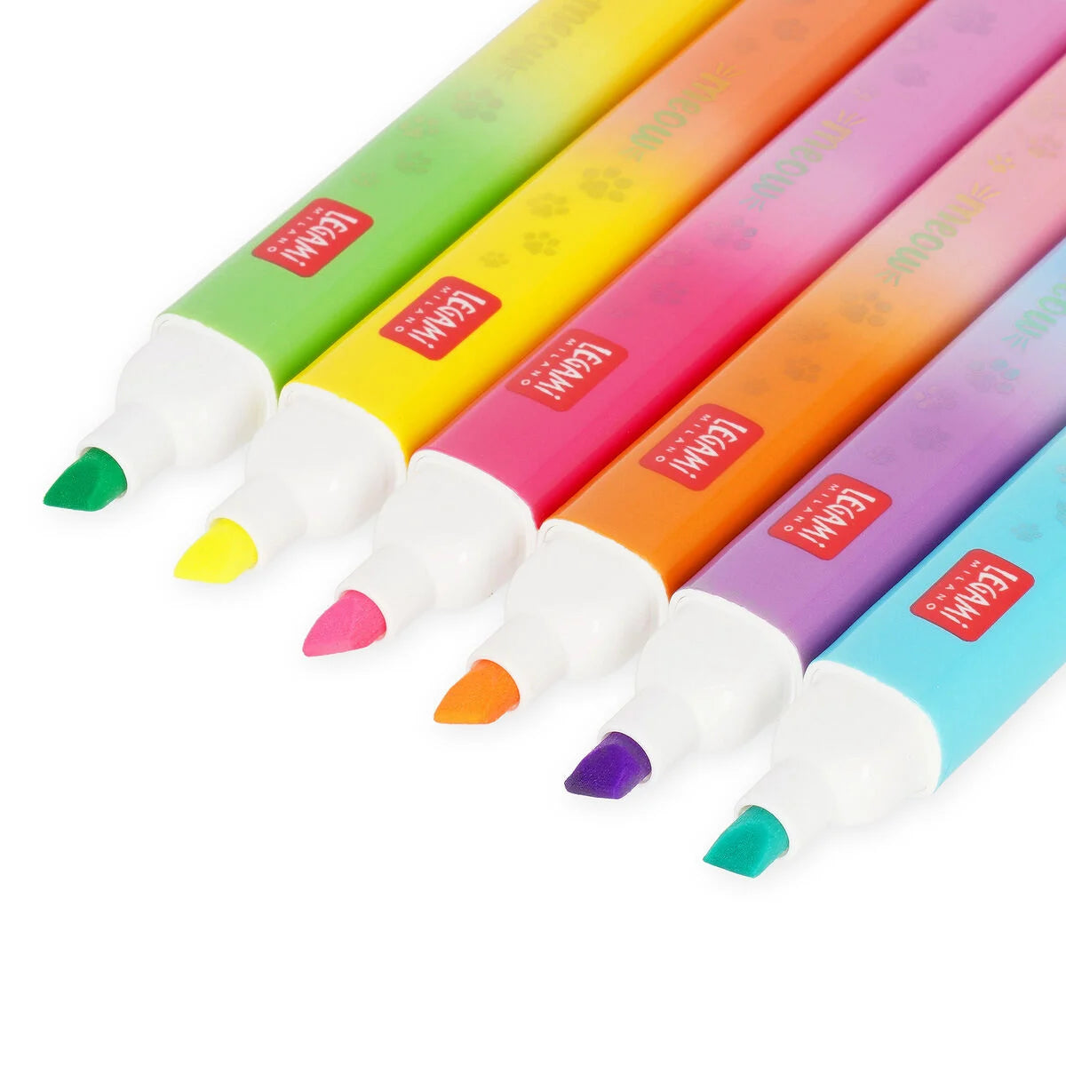 LEGAMI - Set Di 6 Evidenziatori Doppia Punta Kitty Meow
