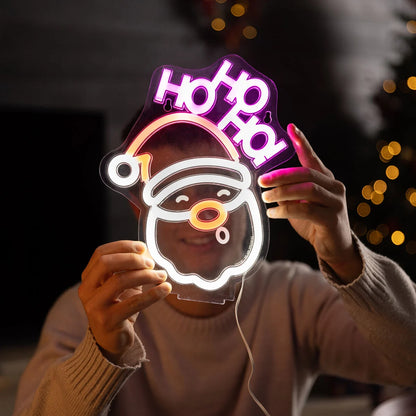LEGAMI - Lampada Led Effetto Neon Santa Claus