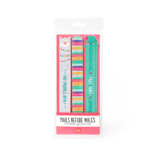 LEGAMI - Set di 3 Lime per Unghie Llama Nails Before Males
