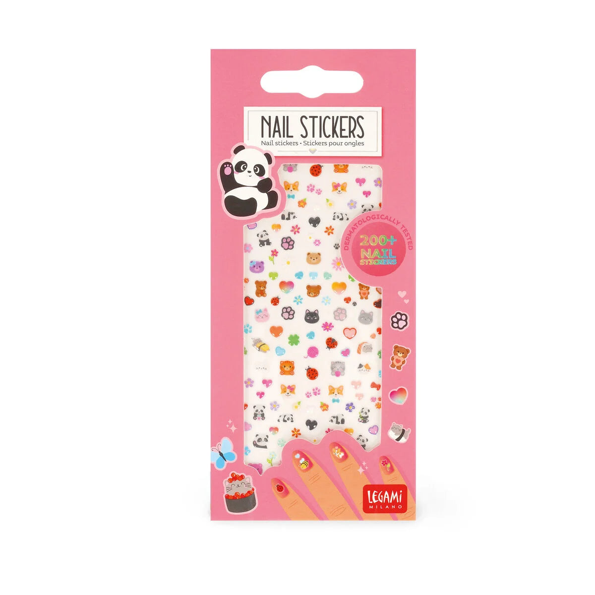 LEGAMI - Adesivi per Unghie Cute Animals Nail Stickers