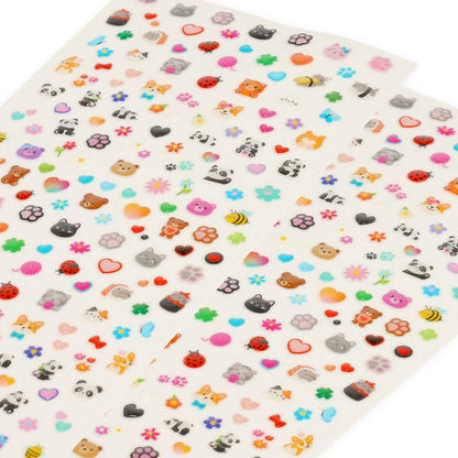 LEGAMI - Adesivi per Unghie Cute Animals Nail Stickers