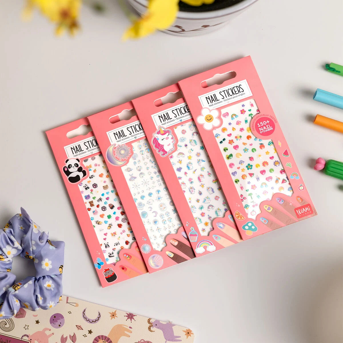 LEGAMI - Adesivi per Unghie Cute Animals Nail Stickers