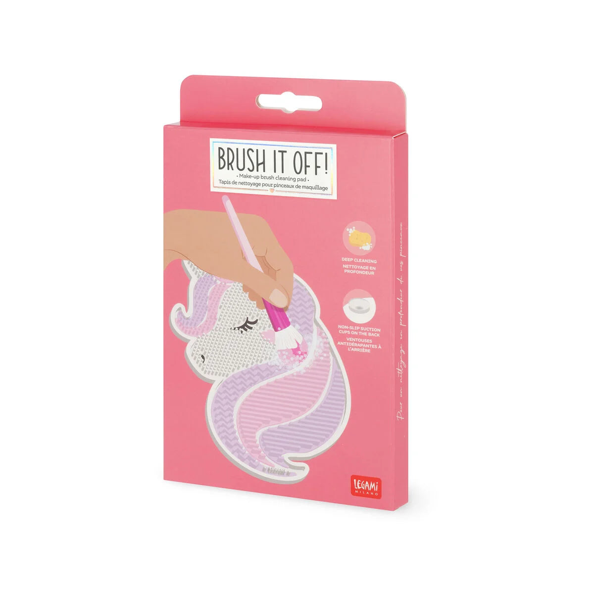 LEGAMI - Tappetino Pulisci Pennelli da Trucco Unicorn Brush it Off!