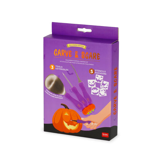 LEGAMI - Kit Per Intagliare Zucca di Halloween Carve & Scare