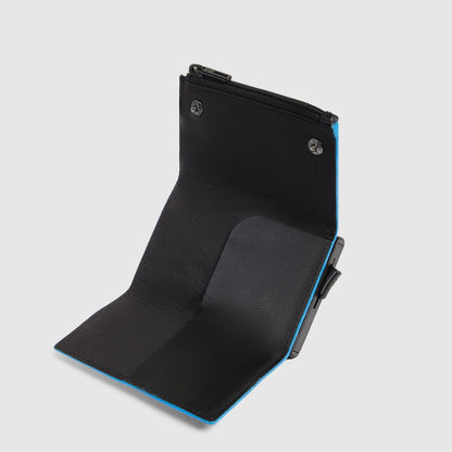 PIQUADRO - Portacarte Con Portamonete Nero