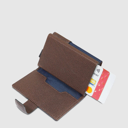 PIQUADRO - Portacarte Automatico Blu